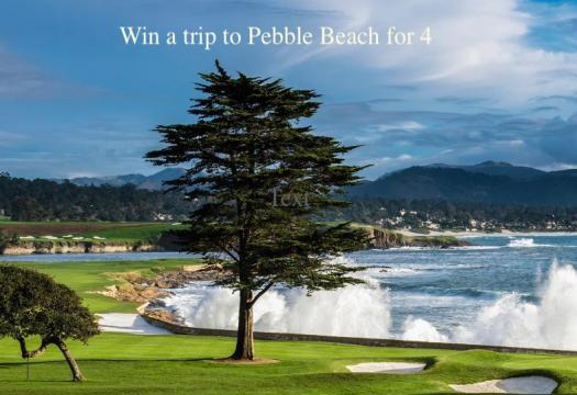 Win a trip to Pebble Beach